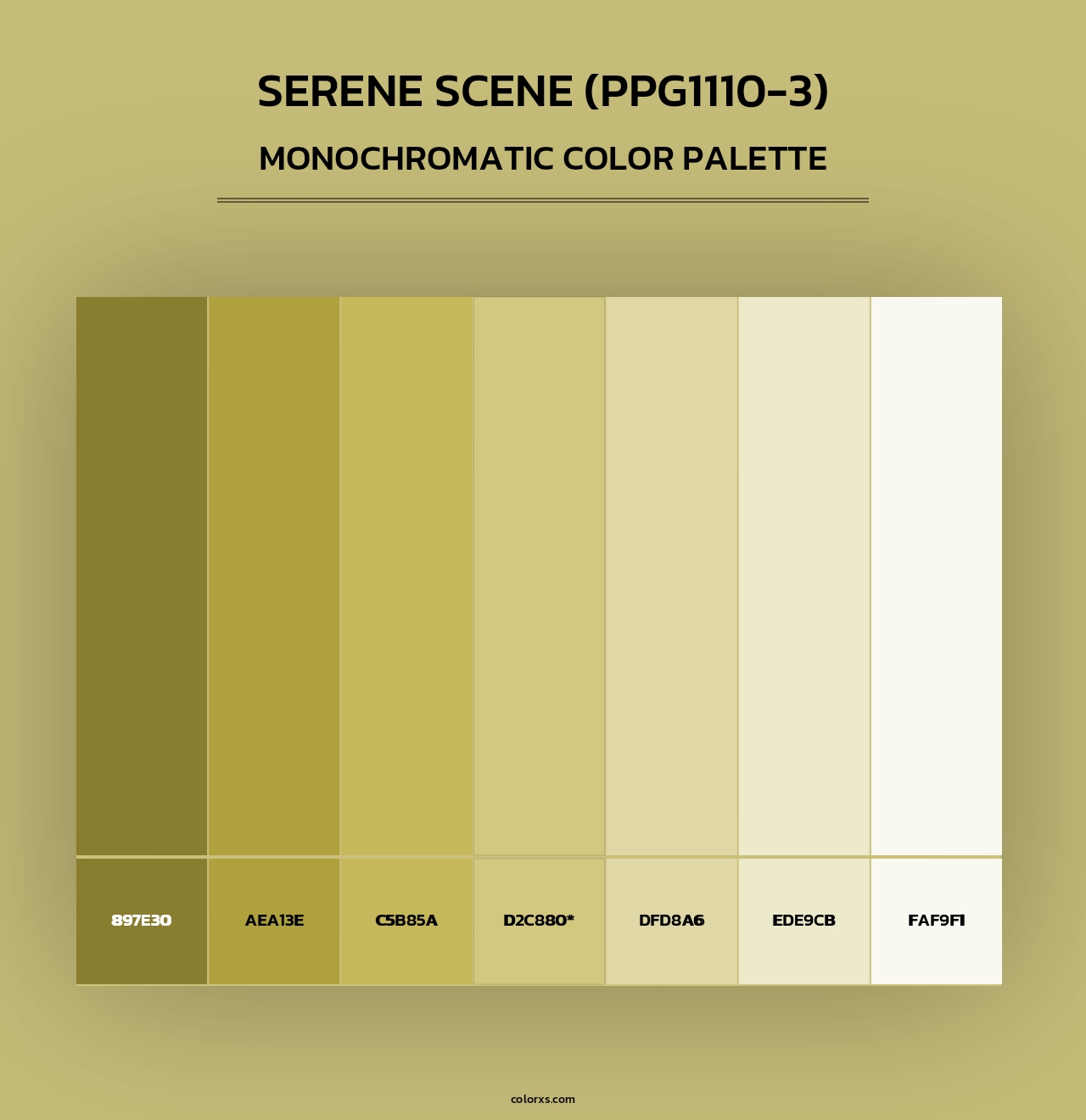 Serene Scene (PPG1110-3) - Monochromatic Color Palette