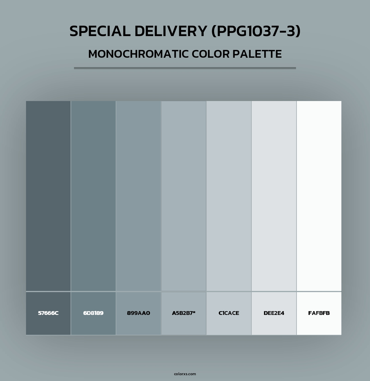 Special Delivery (PPG1037-3) - Monochromatic Color Palette