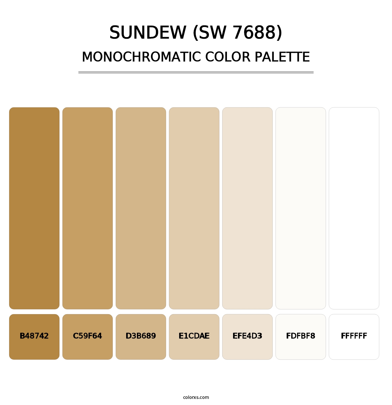 Sundew (SW 7688) - Monochromatic Color Palette