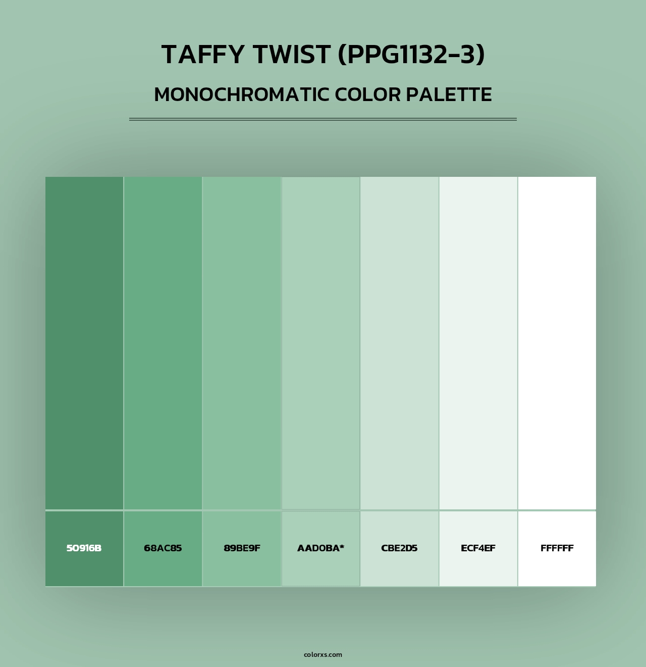 Taffy Twist (PPG1132-3) - Monochromatic Color Palette