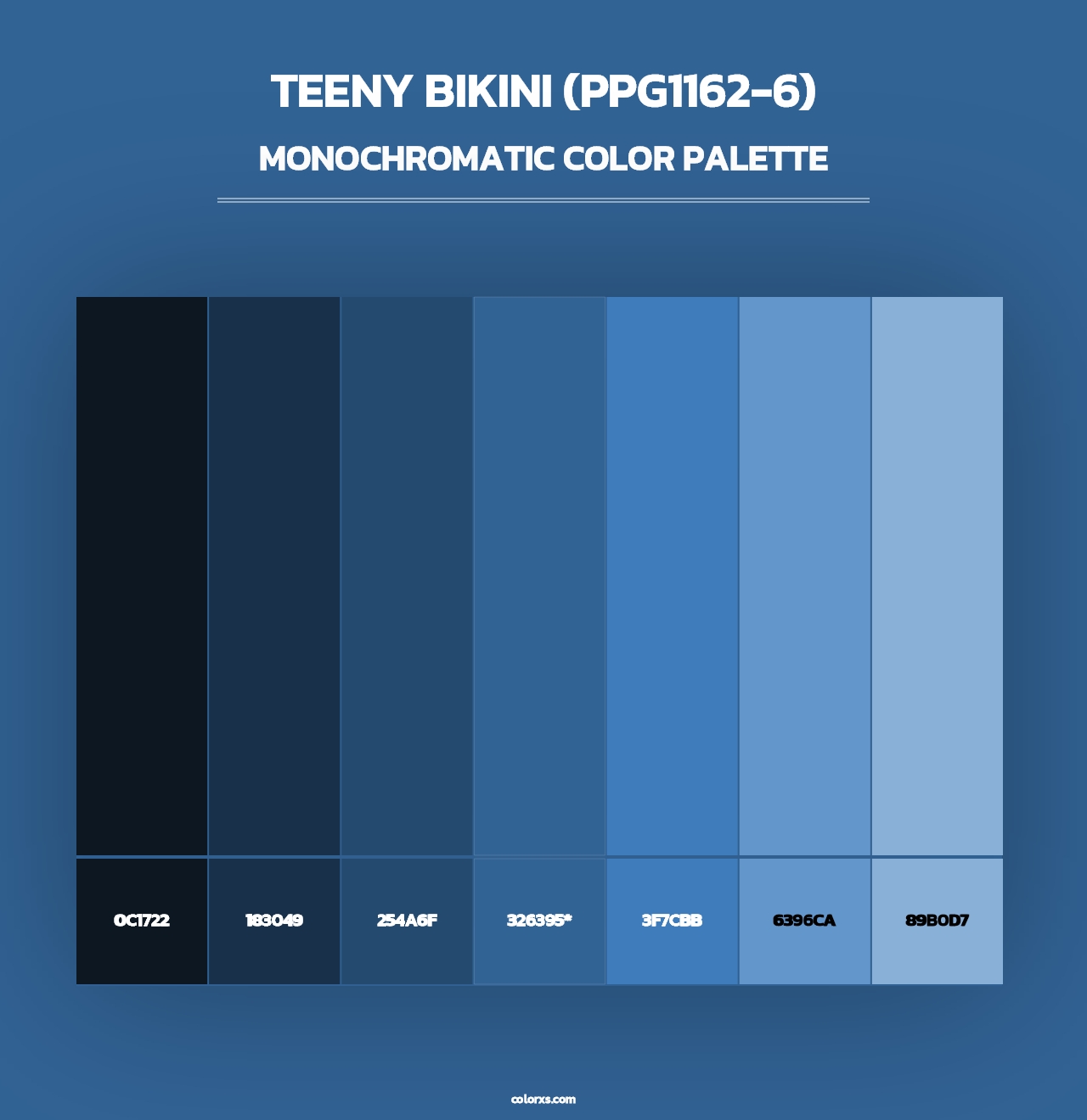 Teeny Bikini (PPG1162-6) - Monochromatic Color Palette