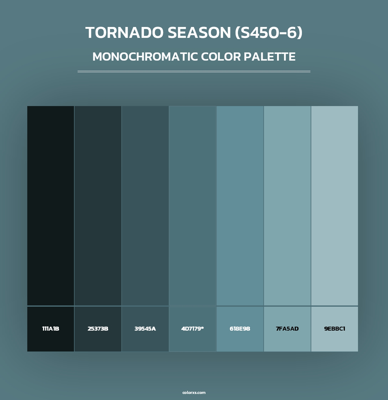 Tornado Season (S450-6) - Monochromatic Color Palette