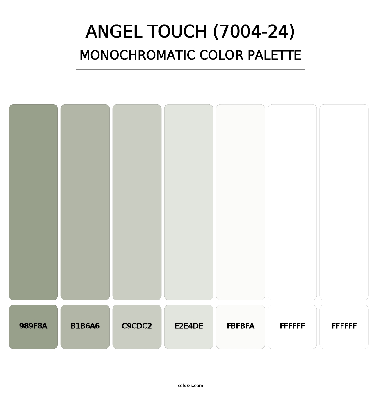 Angel Touch (7004-24) - Monochromatic Color Palette