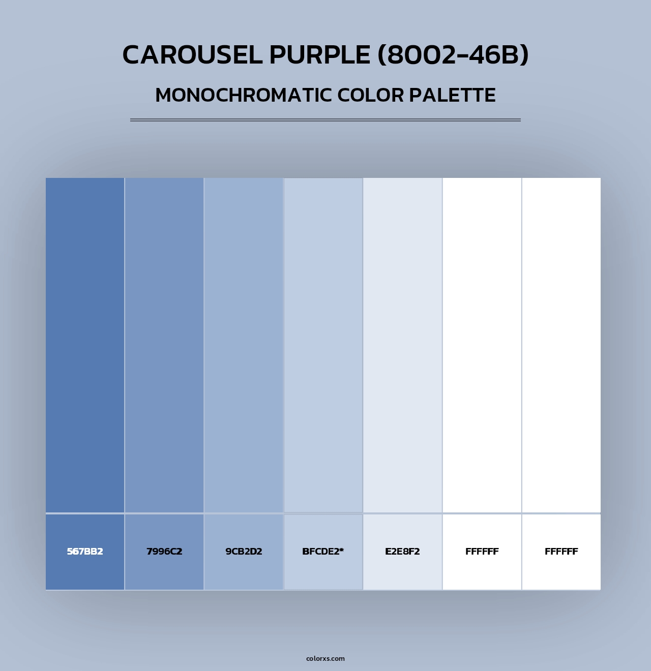 Carousel Purple (8002-46B) - Monochromatic Color Palette