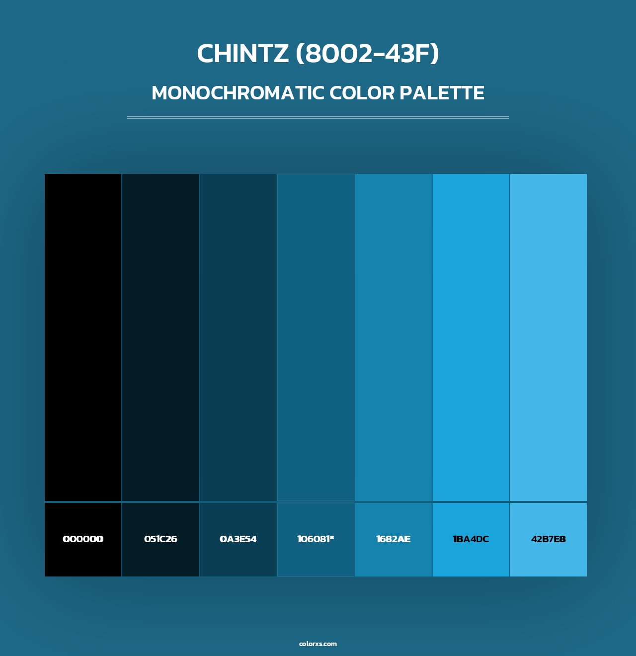 Chintz (8002-43F) - Monochromatic Color Palette