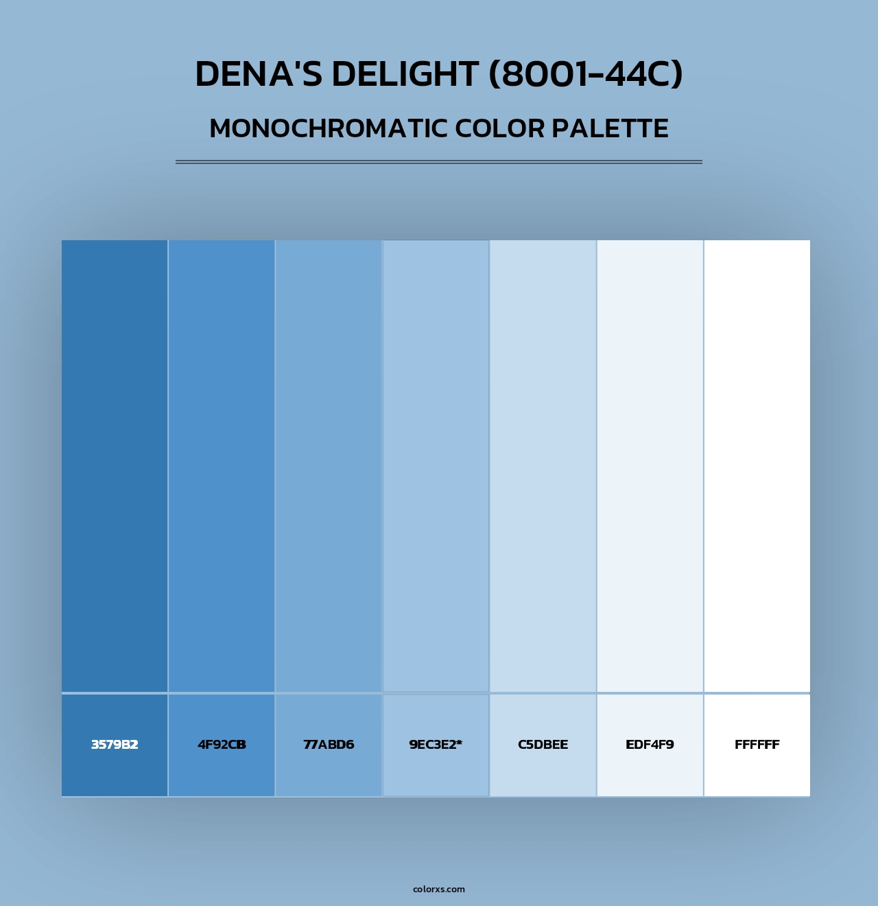 Dena's Delight (8001-44C) - Monochromatic Color Palette