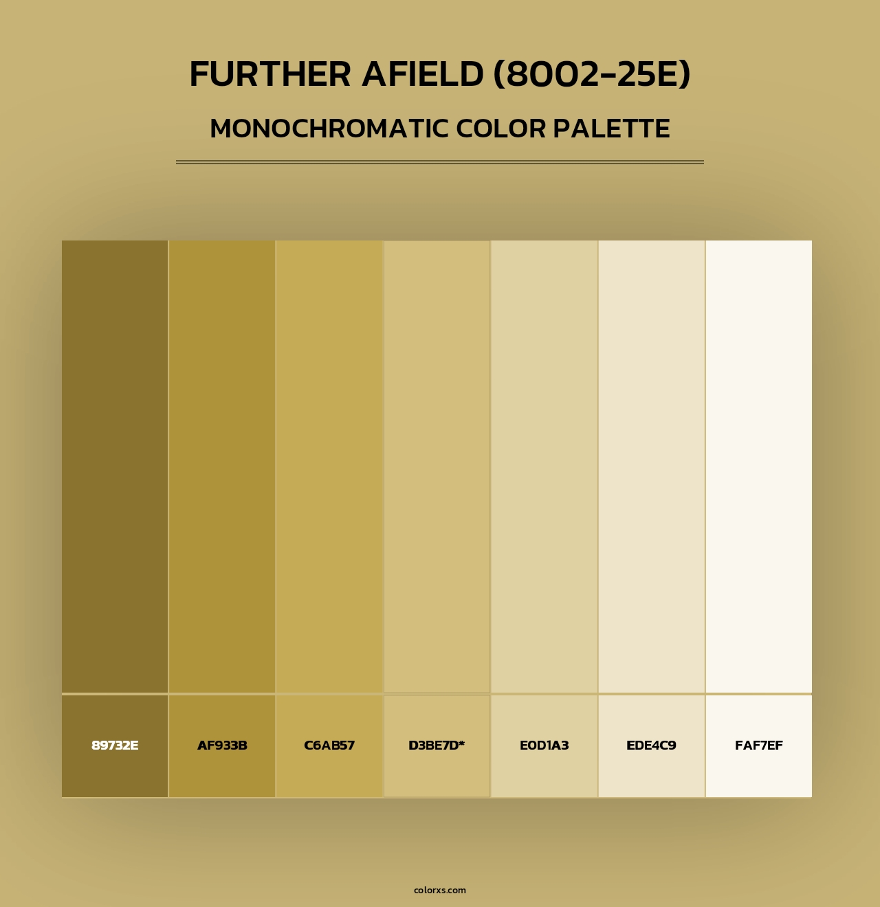 Further Afield (8002-25E) - Monochromatic Color Palette