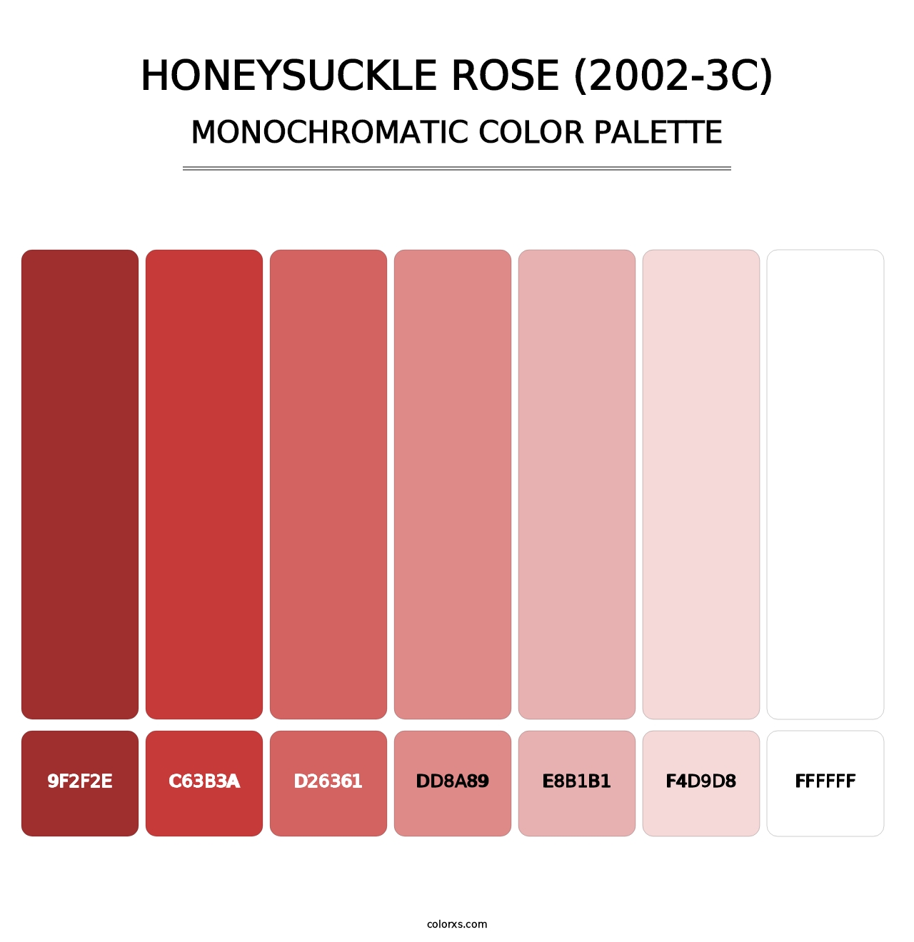 Honeysuckle Rose (2002-3C) - Monochromatic Color Palette