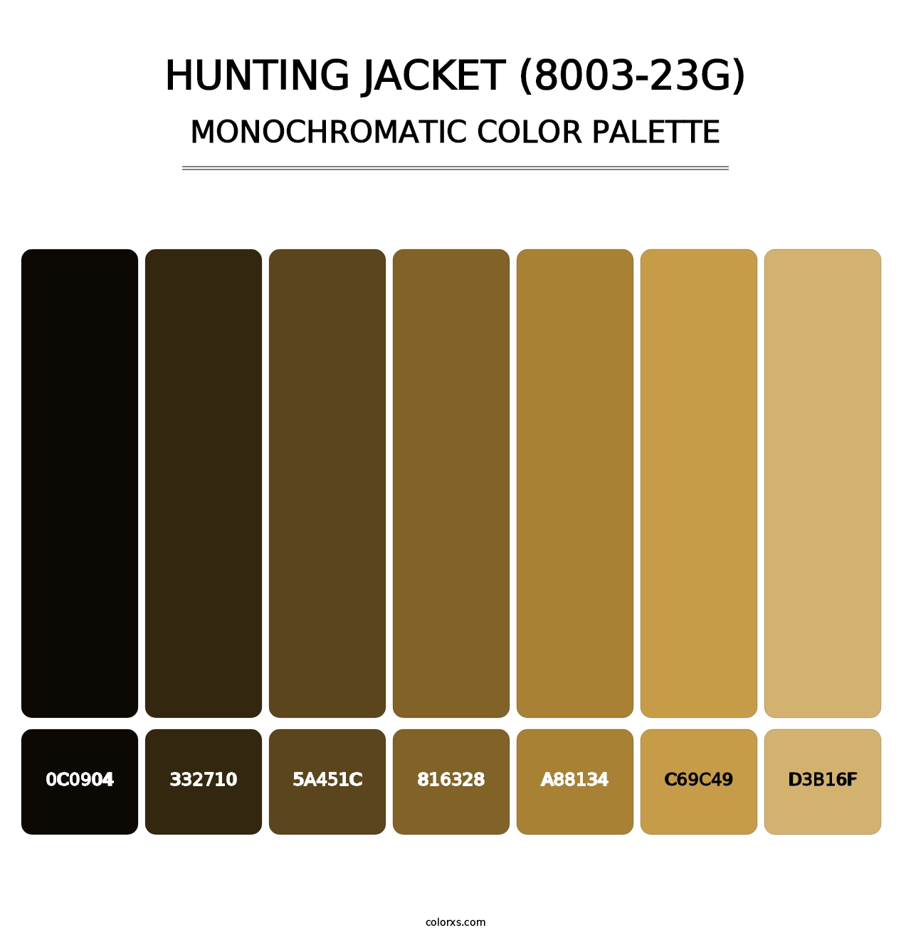 Hunting Jacket (8003-23G) - Monochromatic Color Palette