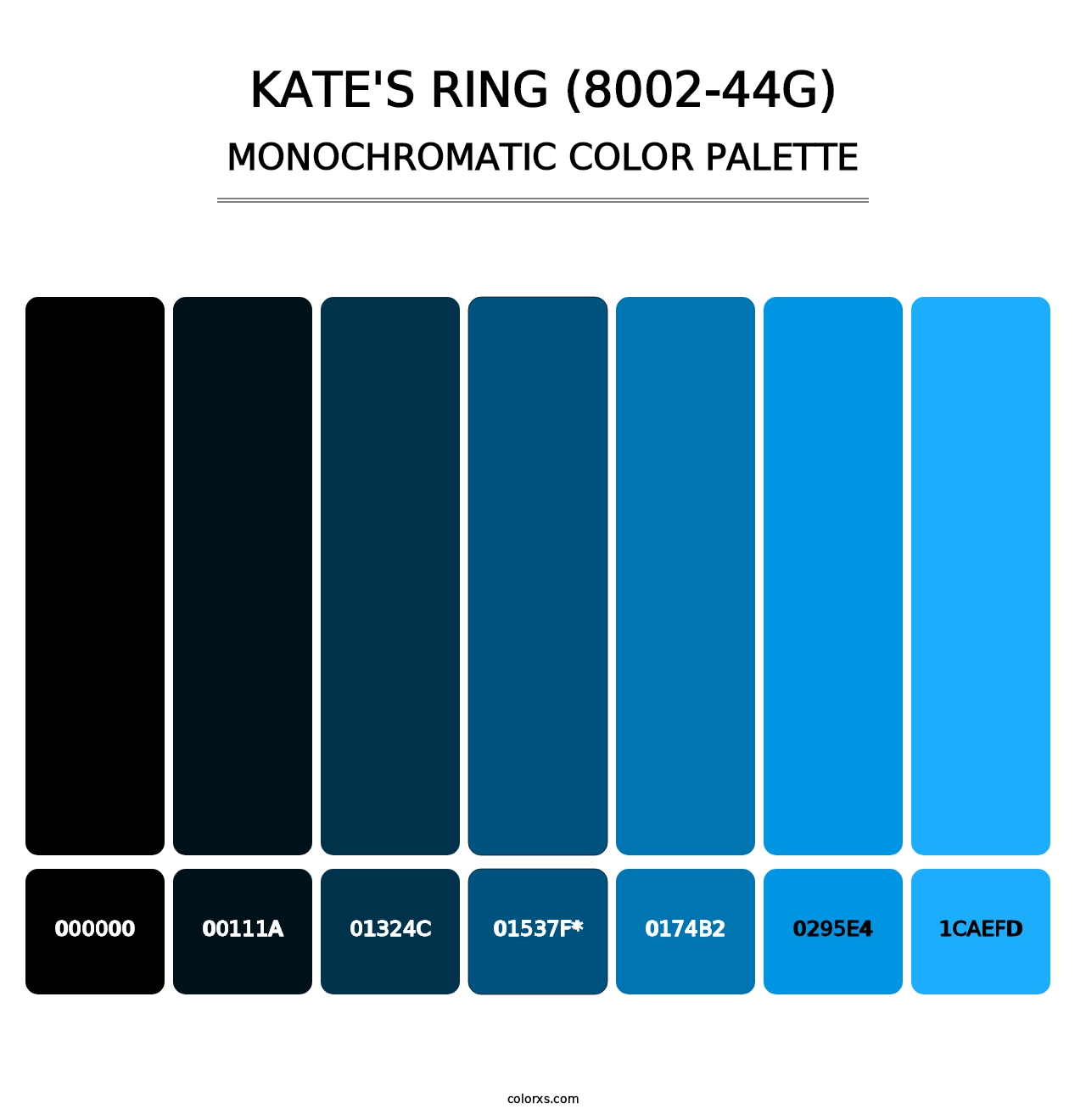 Kate's Ring (8002-44G) - Monochromatic Color Palette