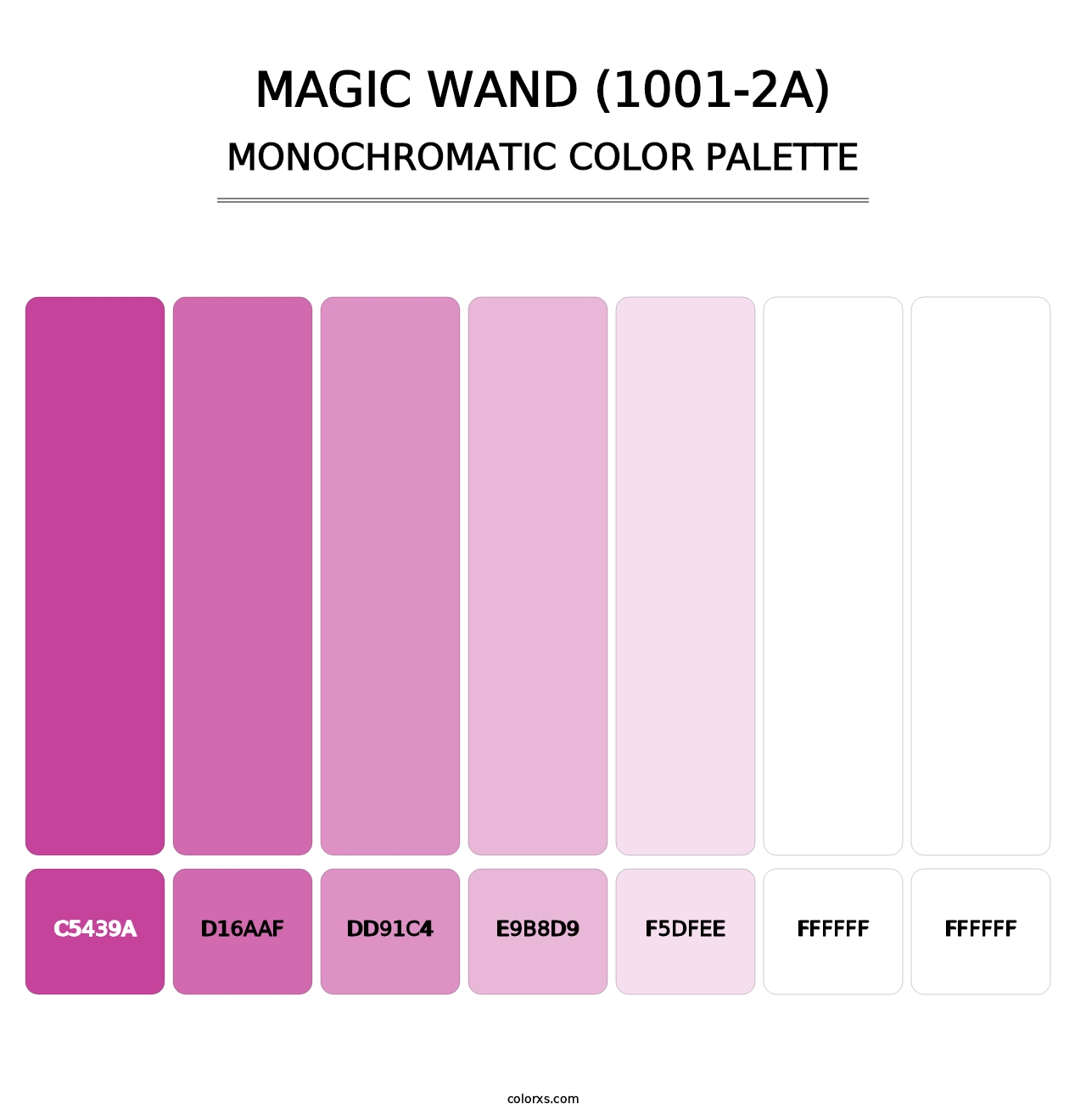 Magic Wand (1001-2A) - Monochromatic Color Palette
