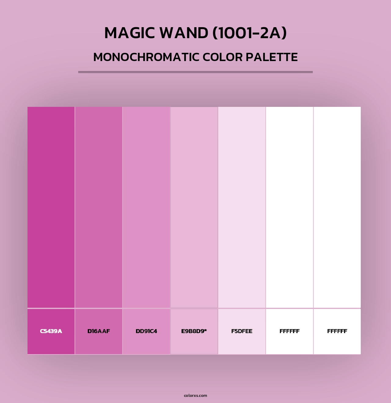 Magic Wand (1001-2A) - Monochromatic Color Palette