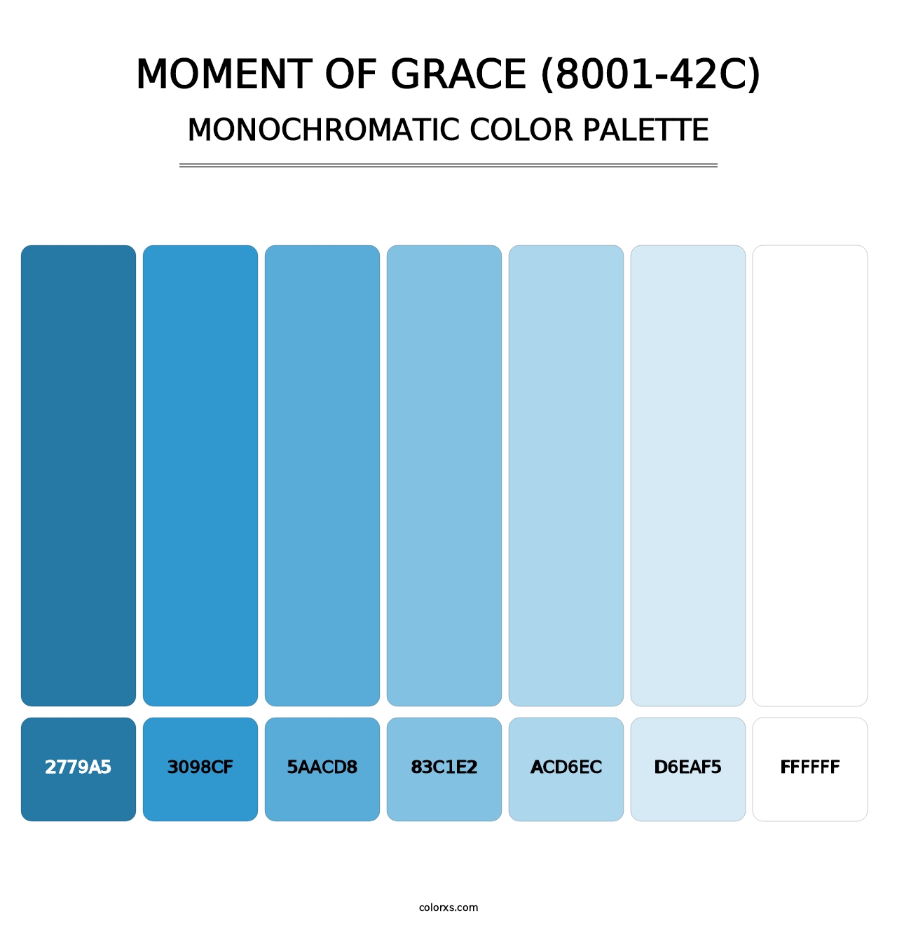 Moment of Grace (8001-42C) - Monochromatic Color Palette