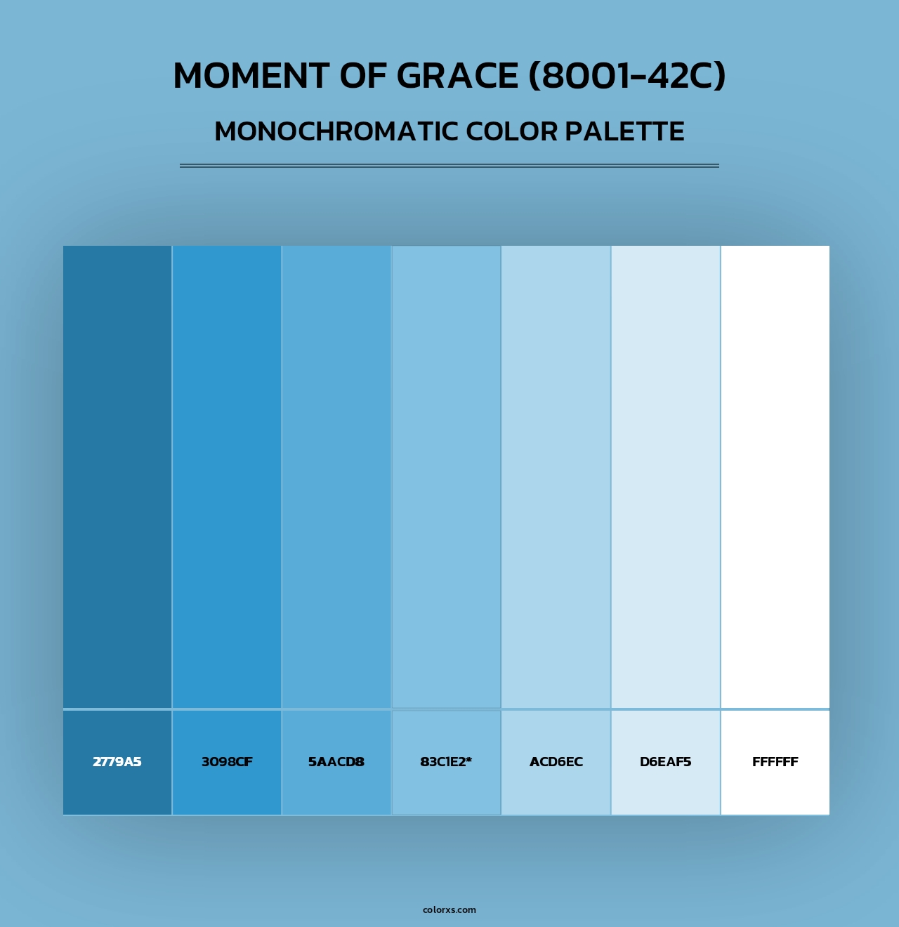 Moment of Grace (8001-42C) - Monochromatic Color Palette