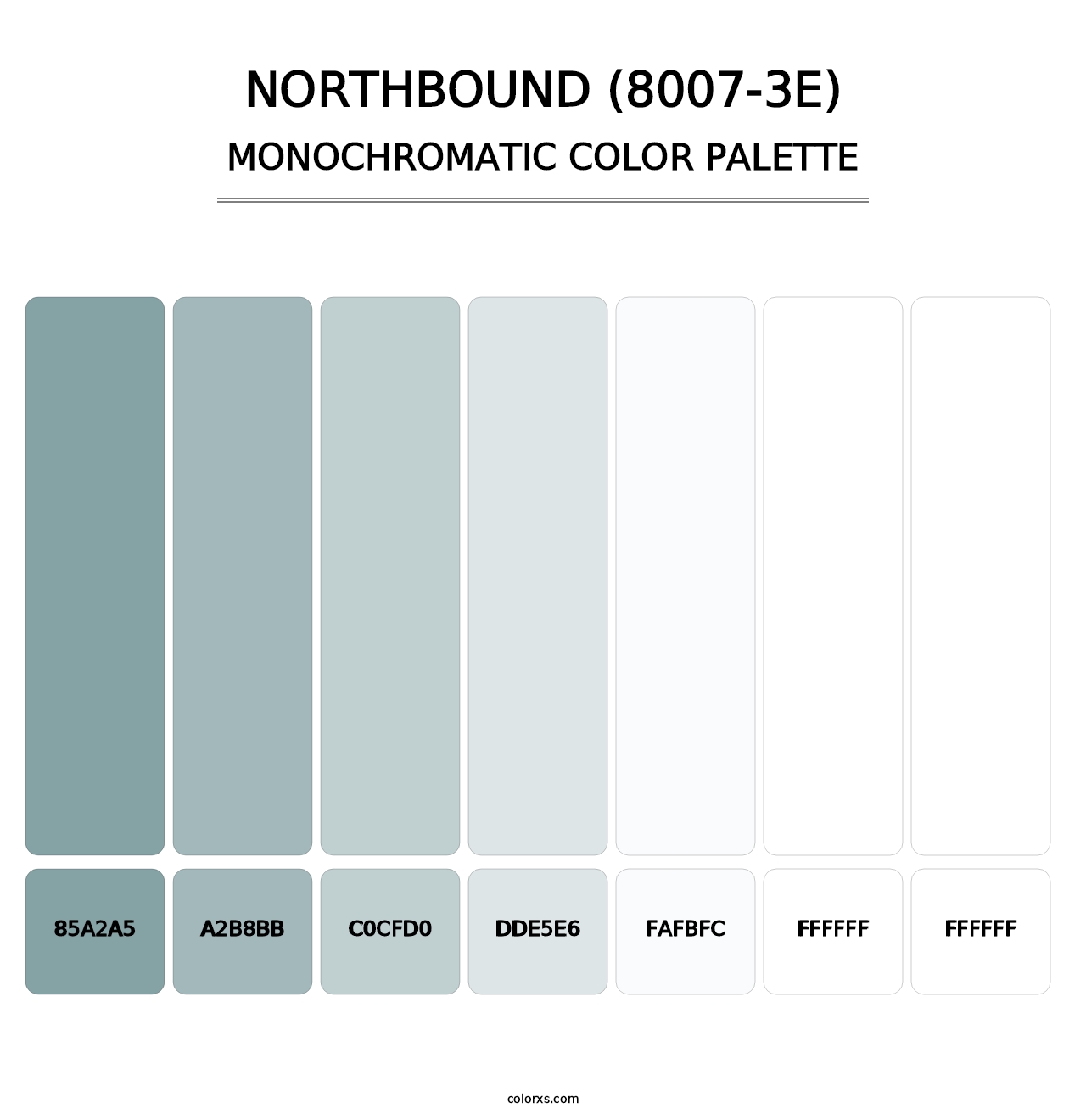 Northbound (8007-3E) - Monochromatic Color Palette