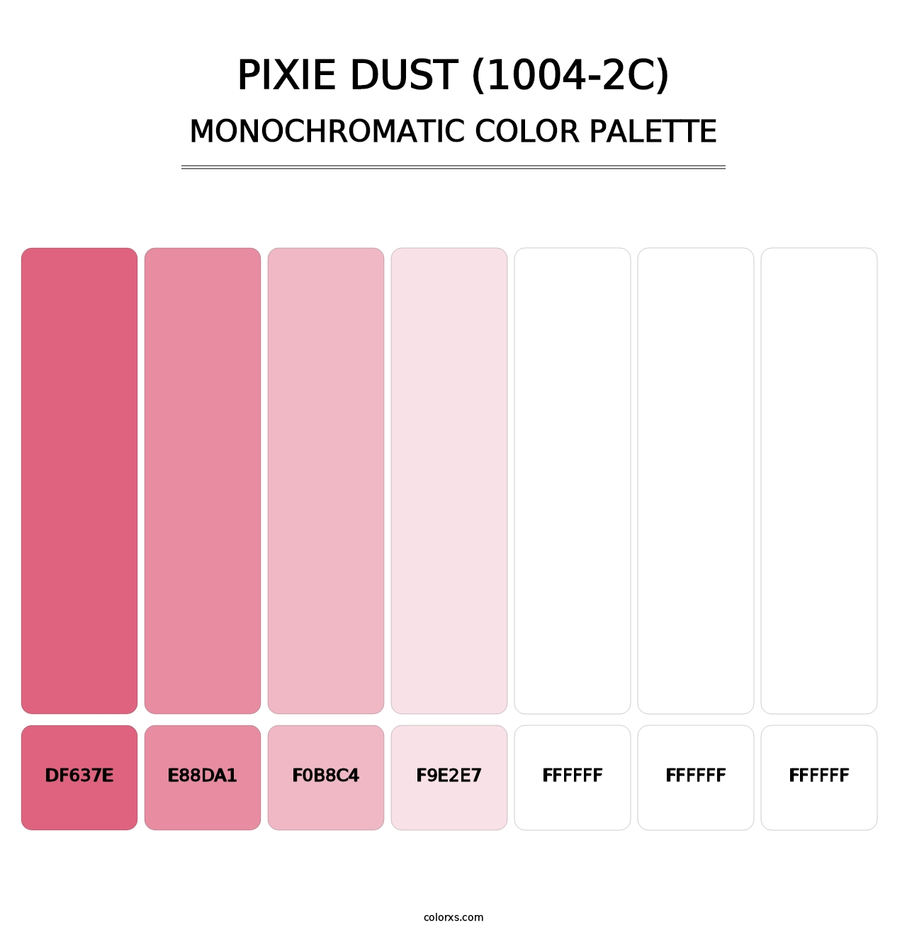 Pixie Dust (1004-2C) - Monochromatic Color Palette