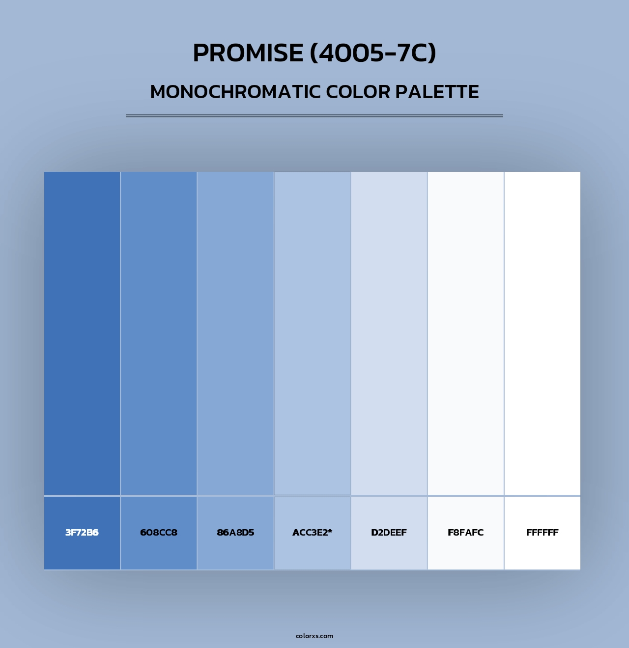 Promise (4005-7C) - Monochromatic Color Palette