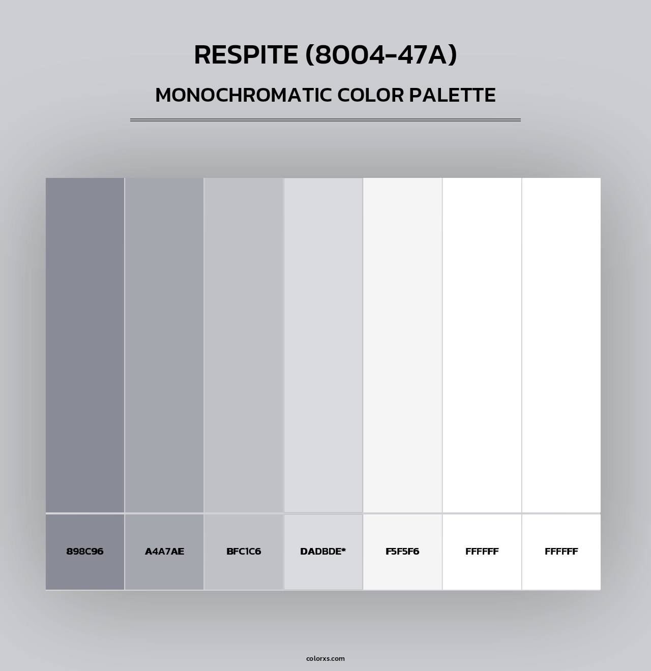 Respite (8004-47A) - Monochromatic Color Palette