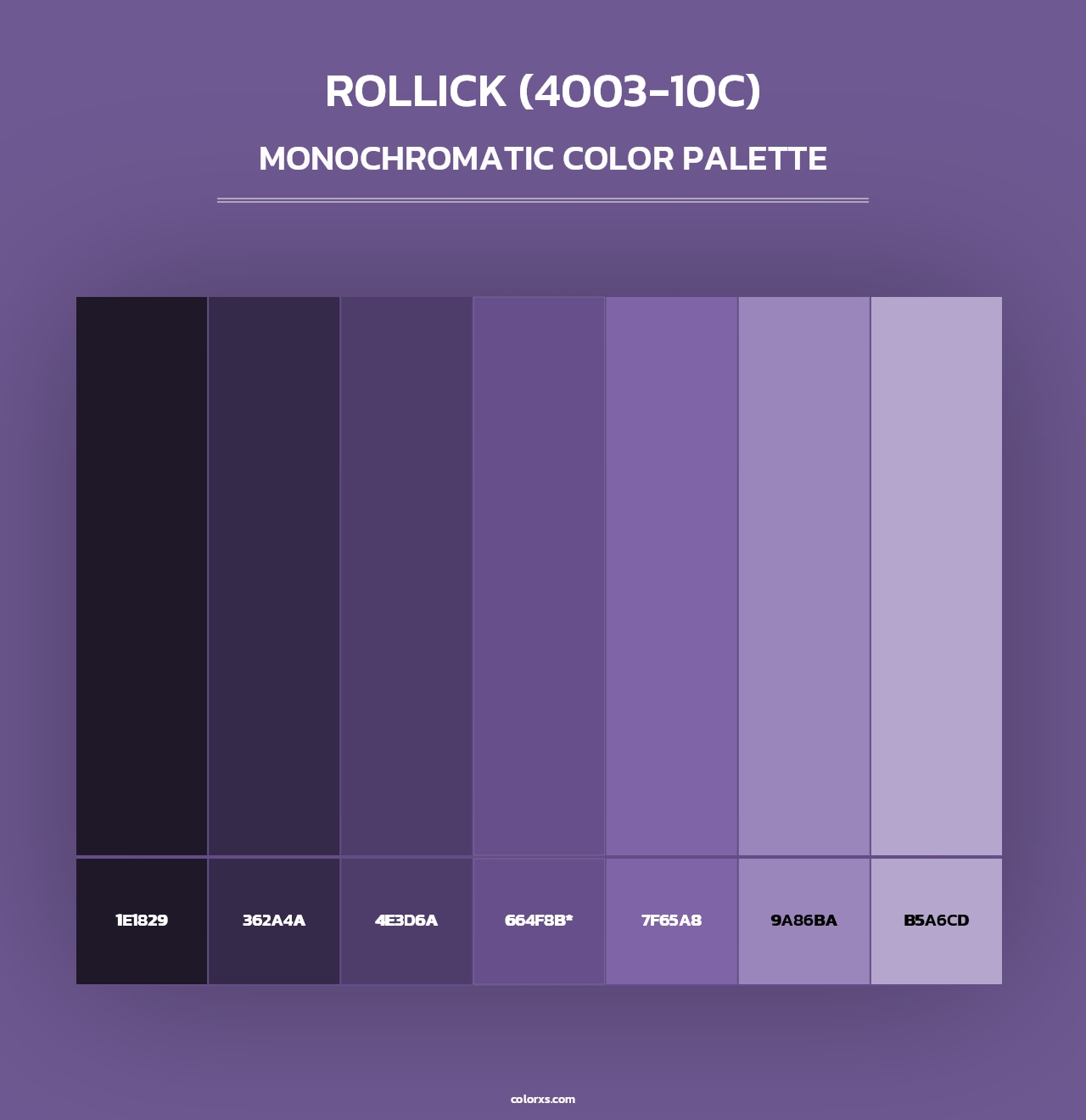 Rollick (4003-10C) - Monochromatic Color Palette