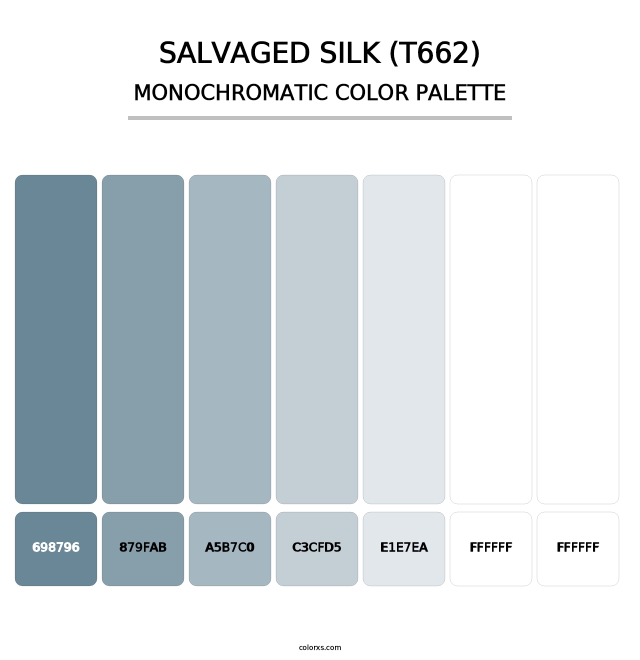 Salvaged Silk (T662) - Monochromatic Color Palette