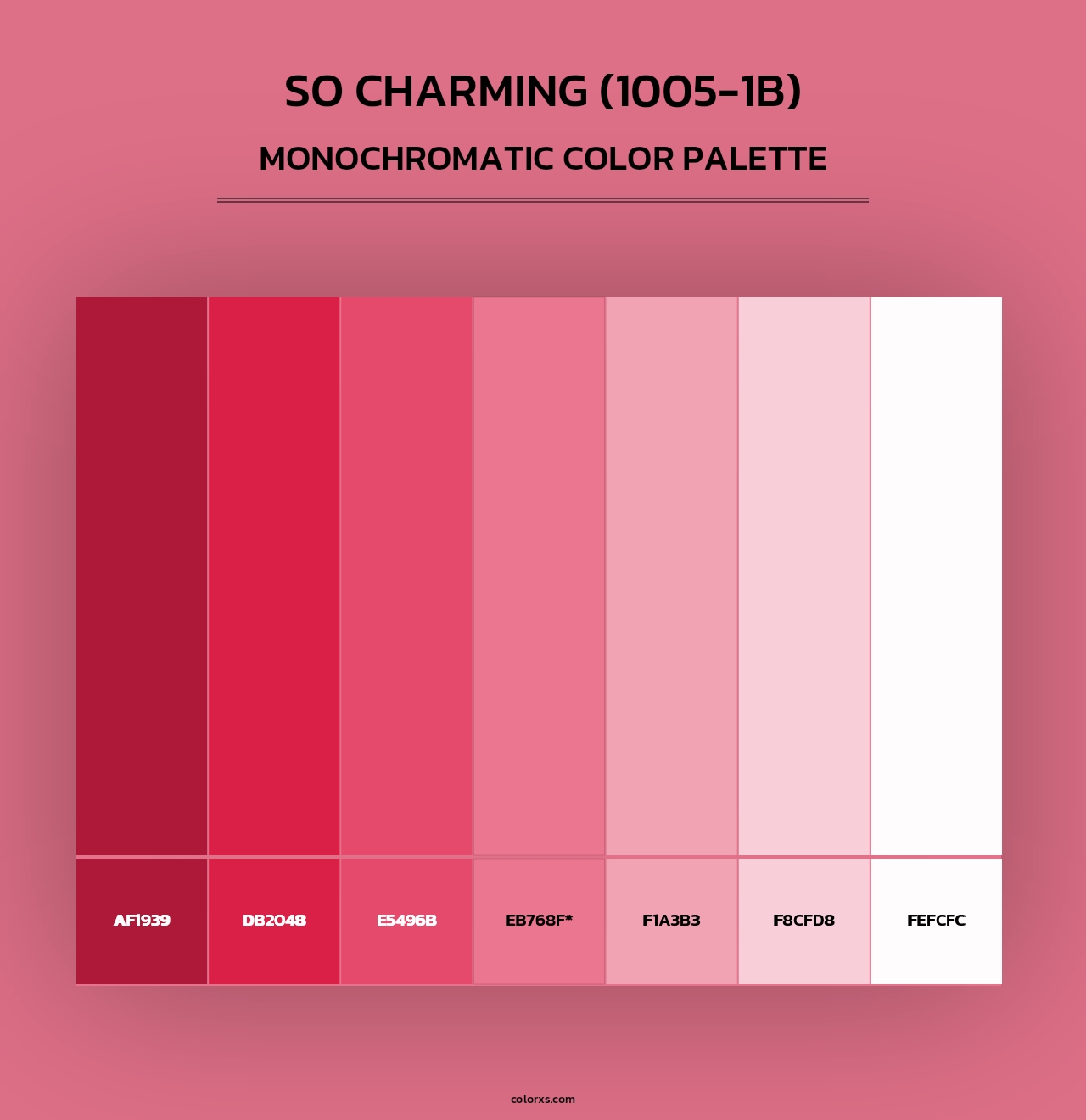 So Charming (1005-1B) - Monochromatic Color Palette