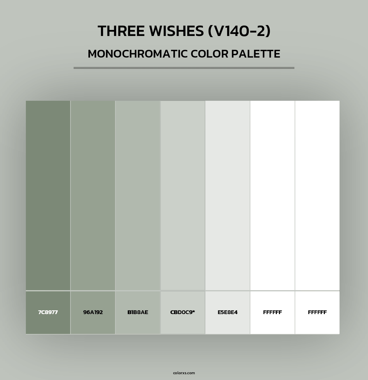 Three Wishes (V140-2) - Monochromatic Color Palette