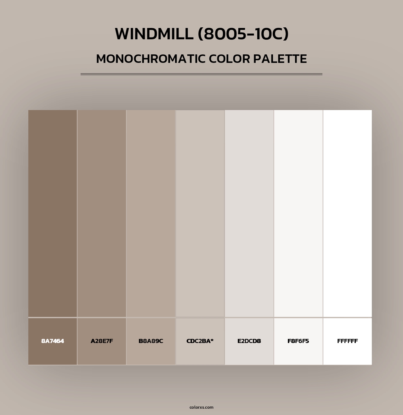 Windmill (8005-10C) - Monochromatic Color Palette