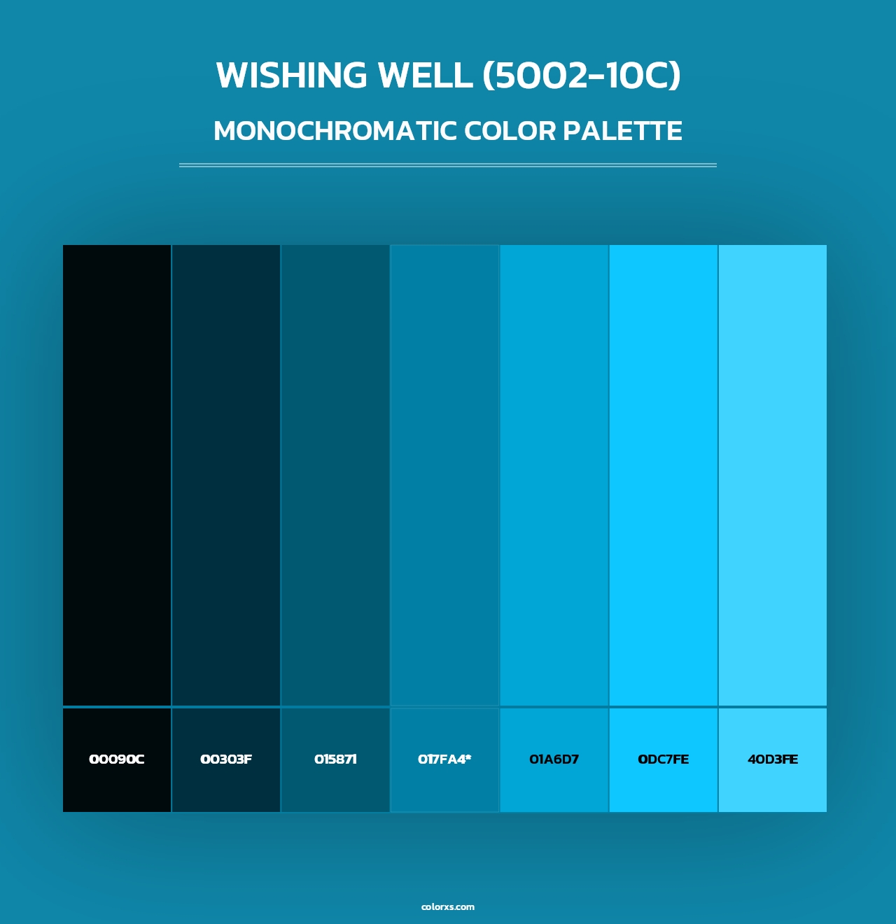 Wishing Well (5002-10C) - Monochromatic Color Palette