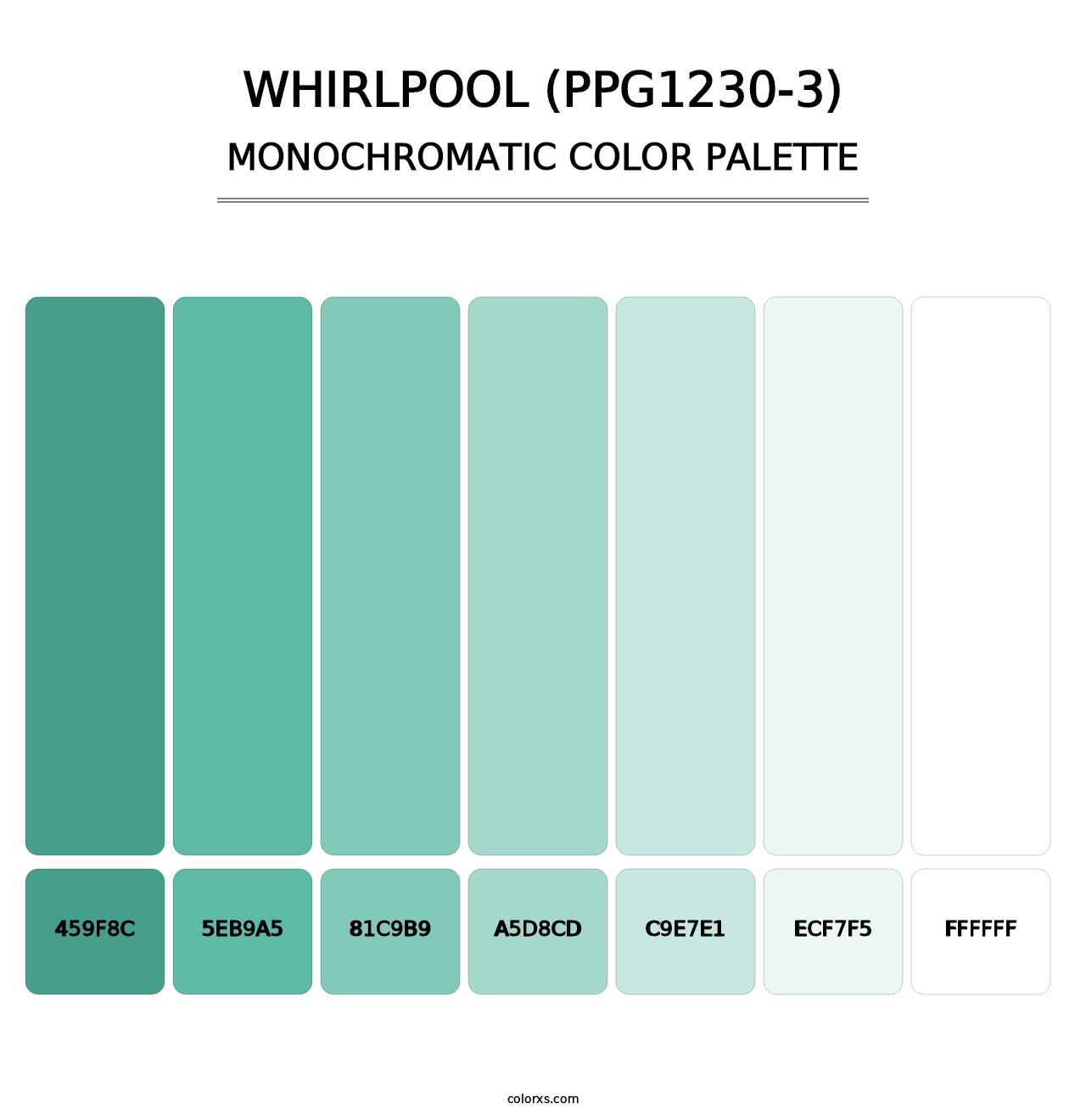 Whirlpool (PPG1230-3) - Monochromatic Color Palette