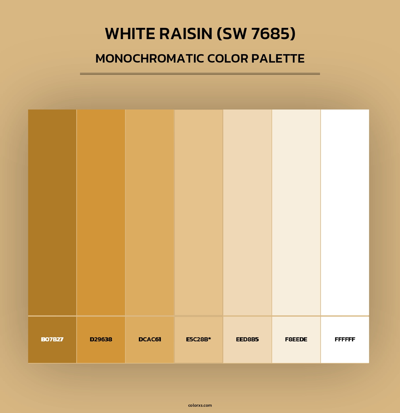 Sherwin Williams White Raisin (SW 7685) Paint coordinating colors and ...