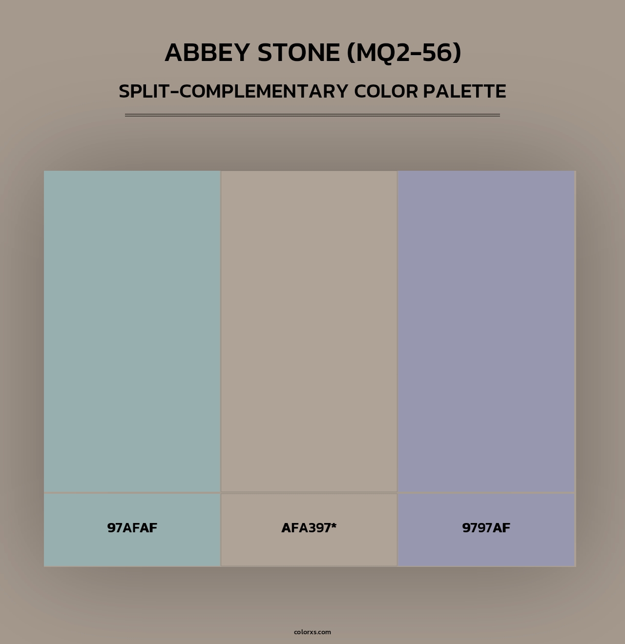 Abbey Stone (MQ2-56) - Split-Complementary Color Palette