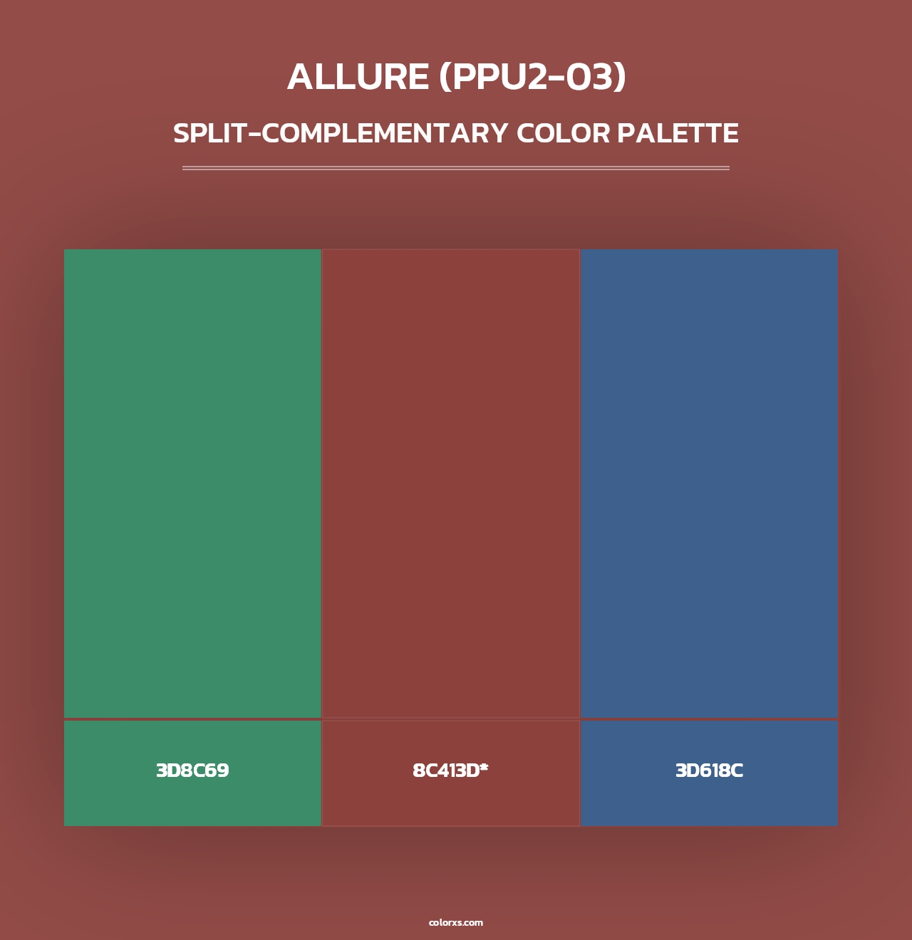 Allure (PPU2-03) - Split-Complementary Color Palette