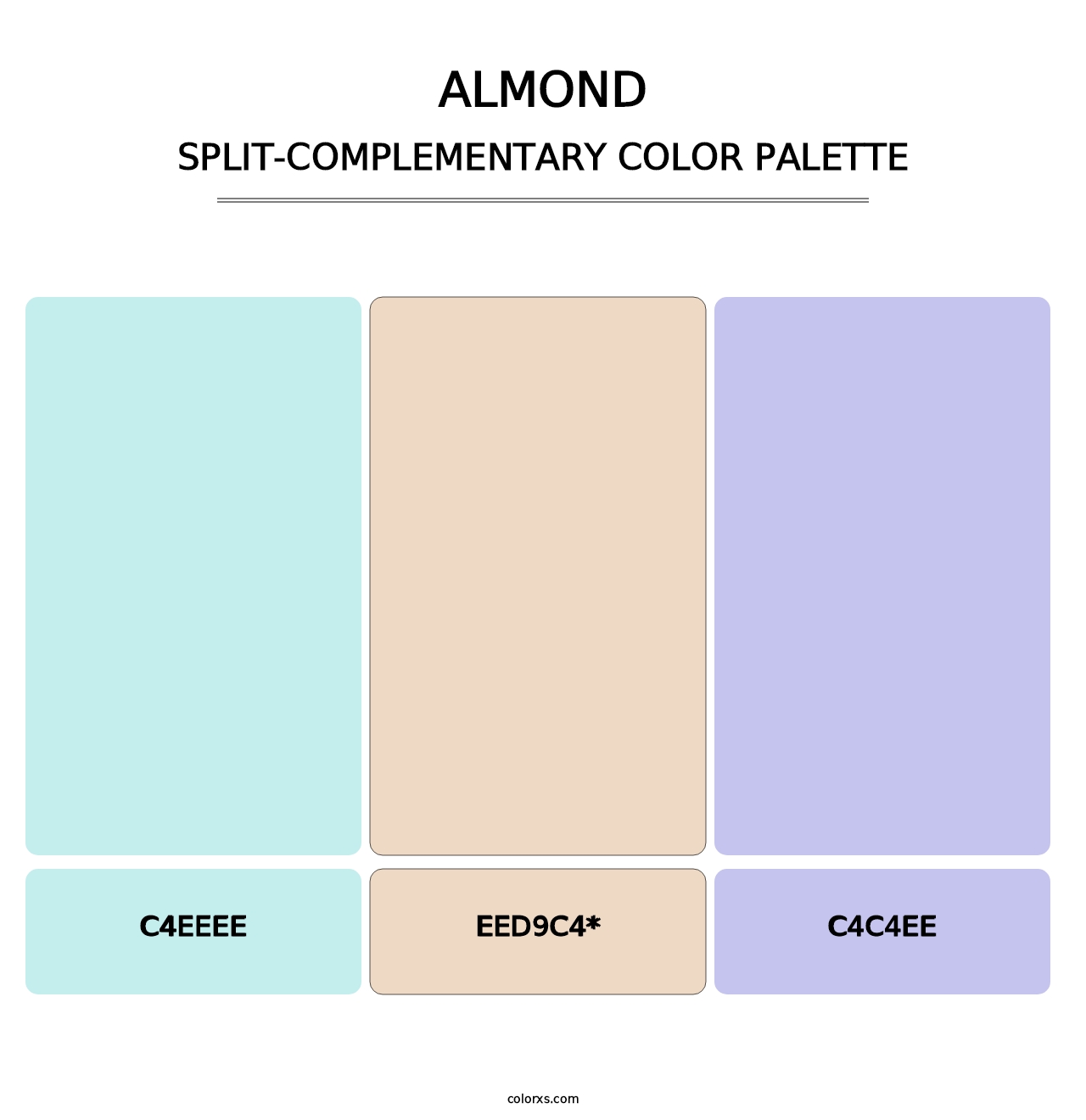 Almond - Split-Complementary Color Palette