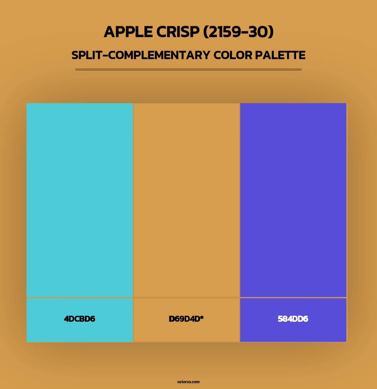 Apple Crisp (2159-30) - Split-Complementary Color Palette