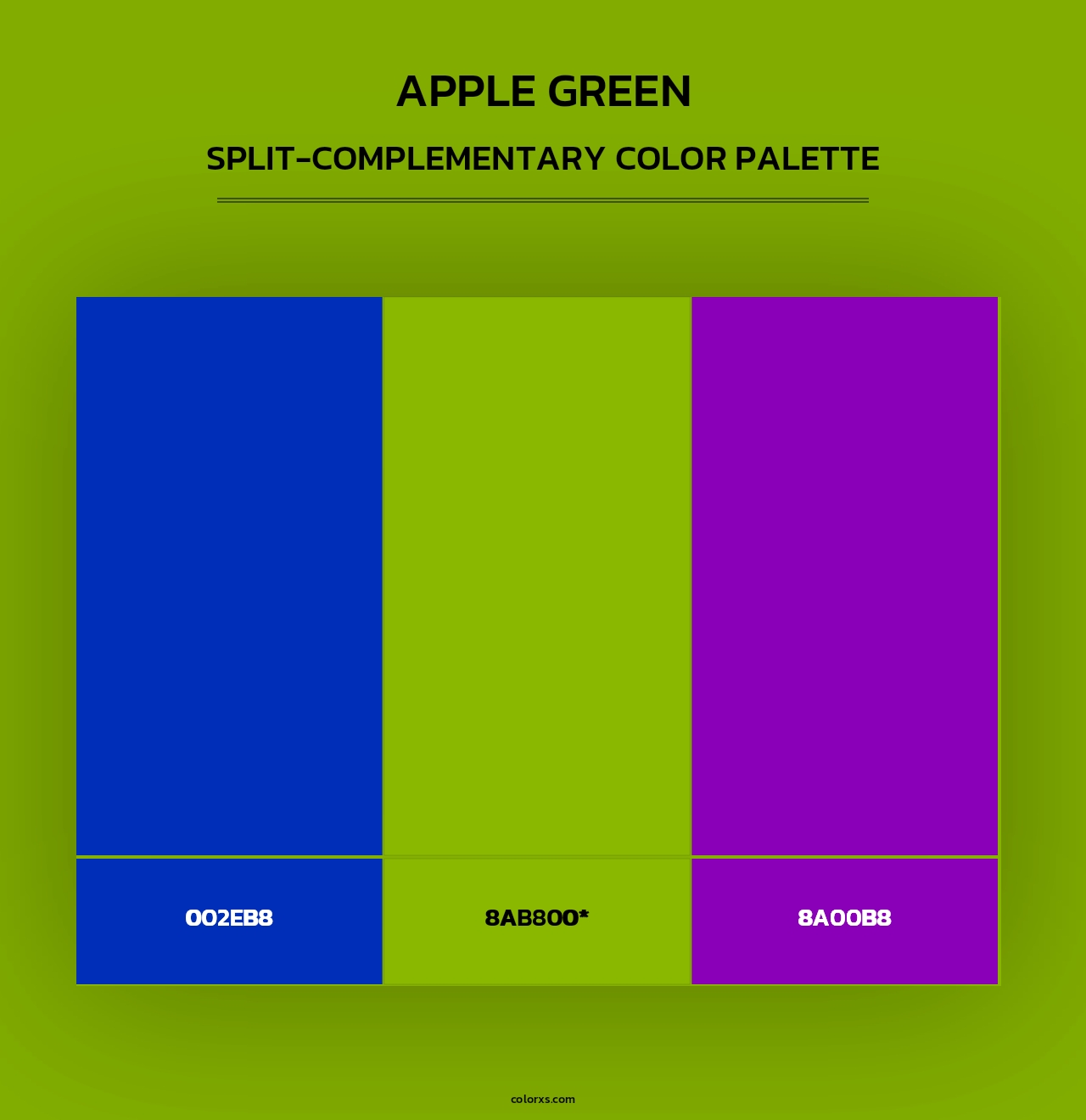Apple Green color palettes