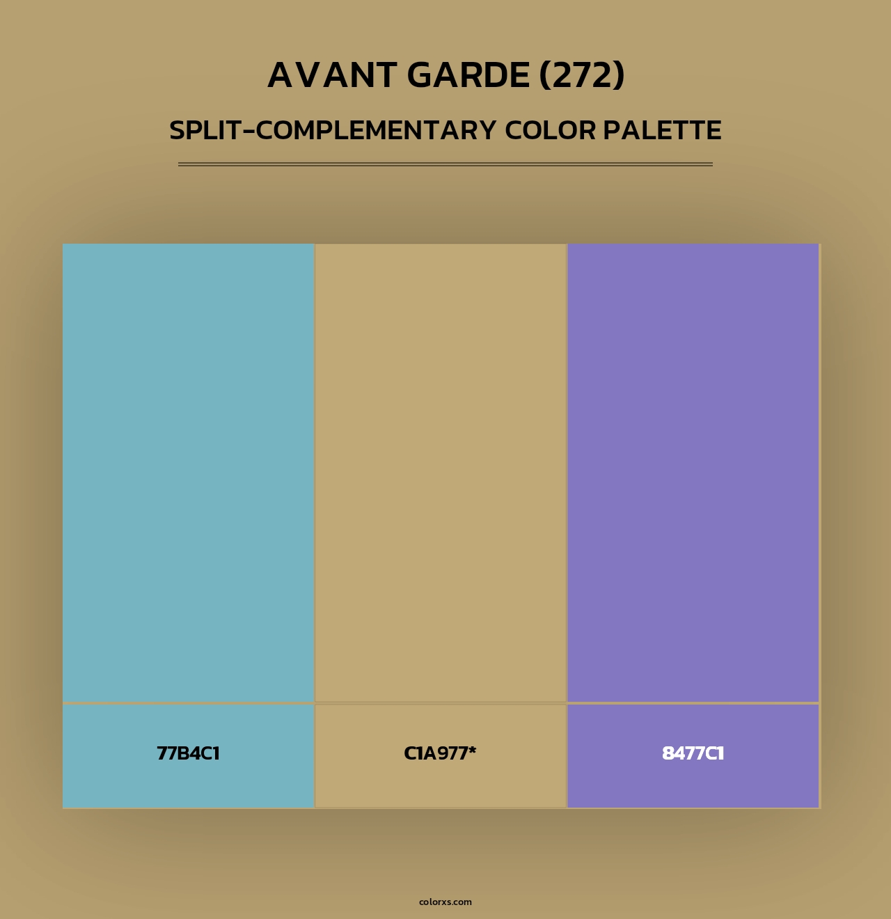 Avant Garde (272) - Split-Complementary Color Palette