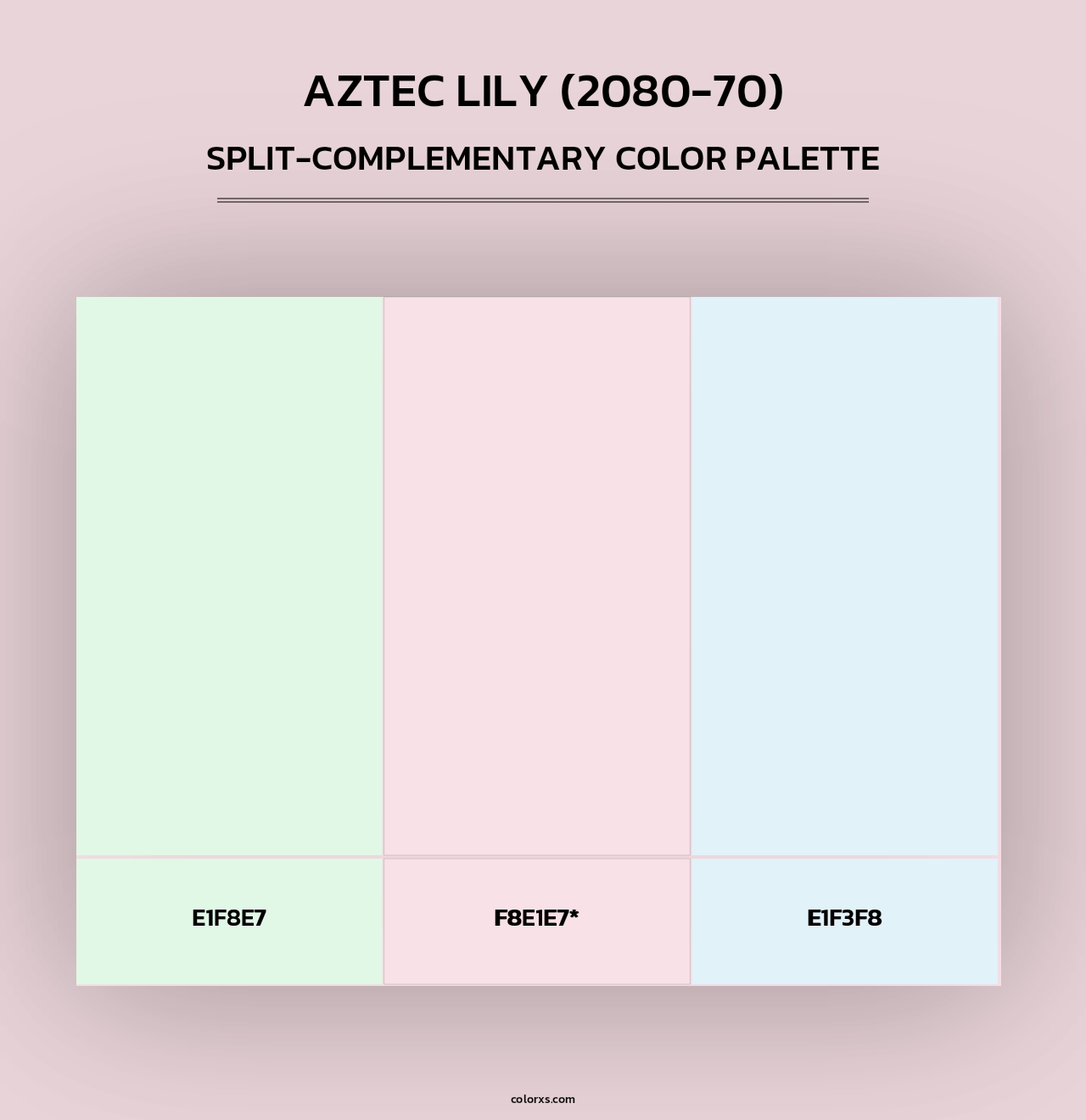 Aztec Lily (2080-70) - Split-Complementary Color Palette