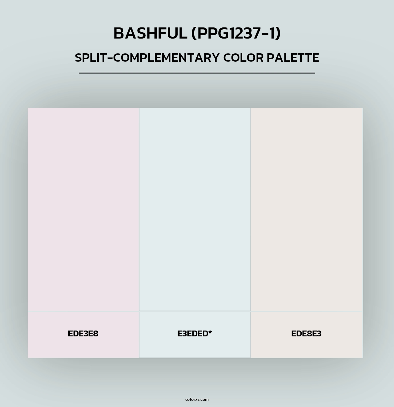 Bashful (PPG1237-1) - Split-Complementary Color Palette