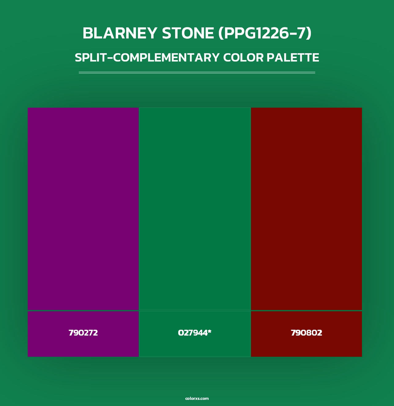 Blarney Stone (PPG1226-7) - Split-Complementary Color Palette