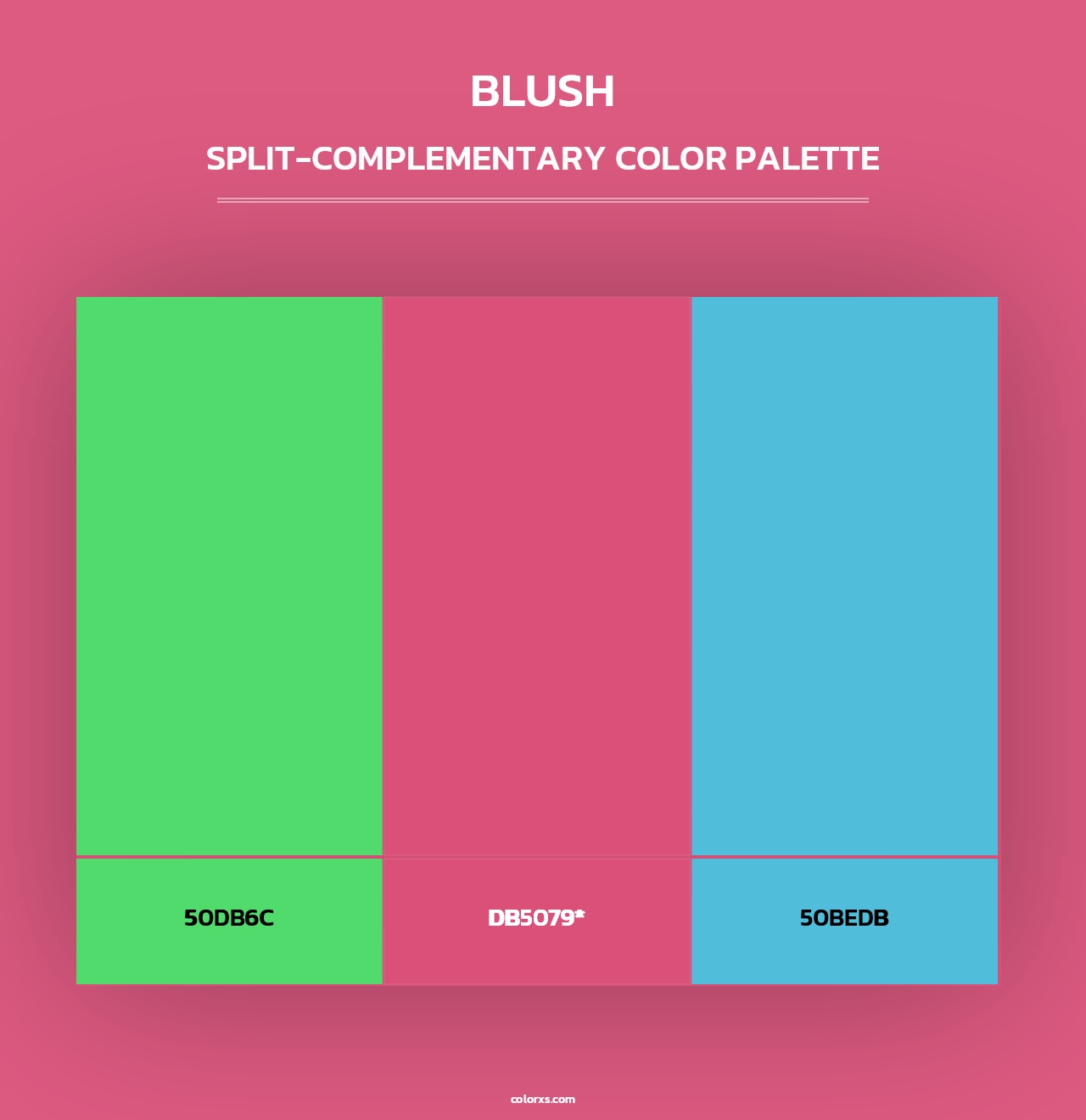 Blush - Split-Complementary Color Palette