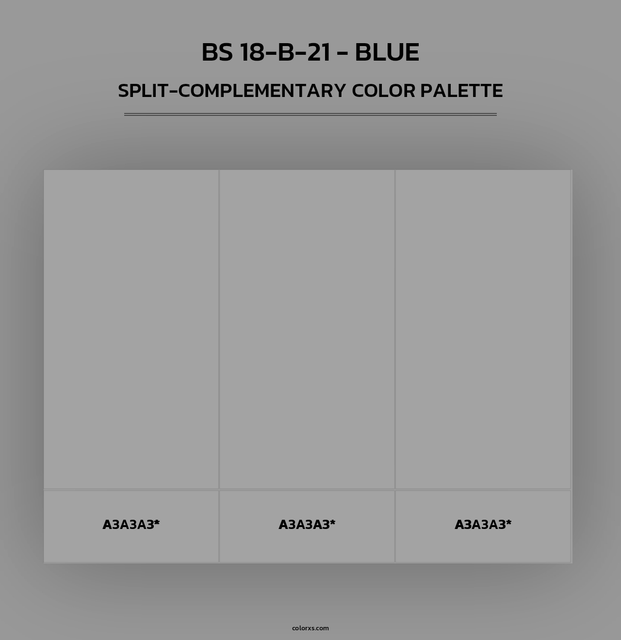 BS 18-B-21 - Blue - Split-Complementary Color Palette
