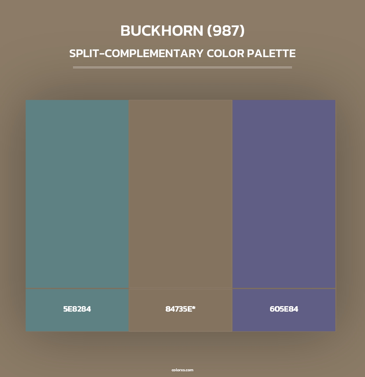 Buckhorn (987) - Split-Complementary Color Palette