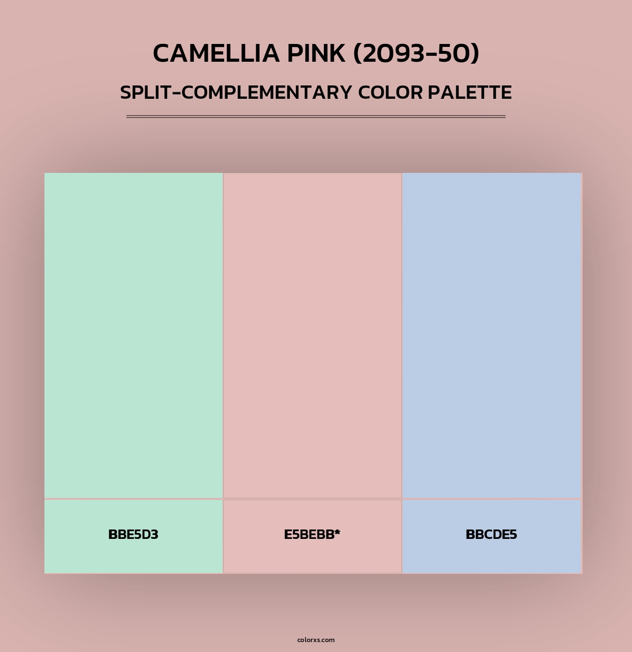 Camellia Pink (2093-50) - Split-Complementary Color Palette