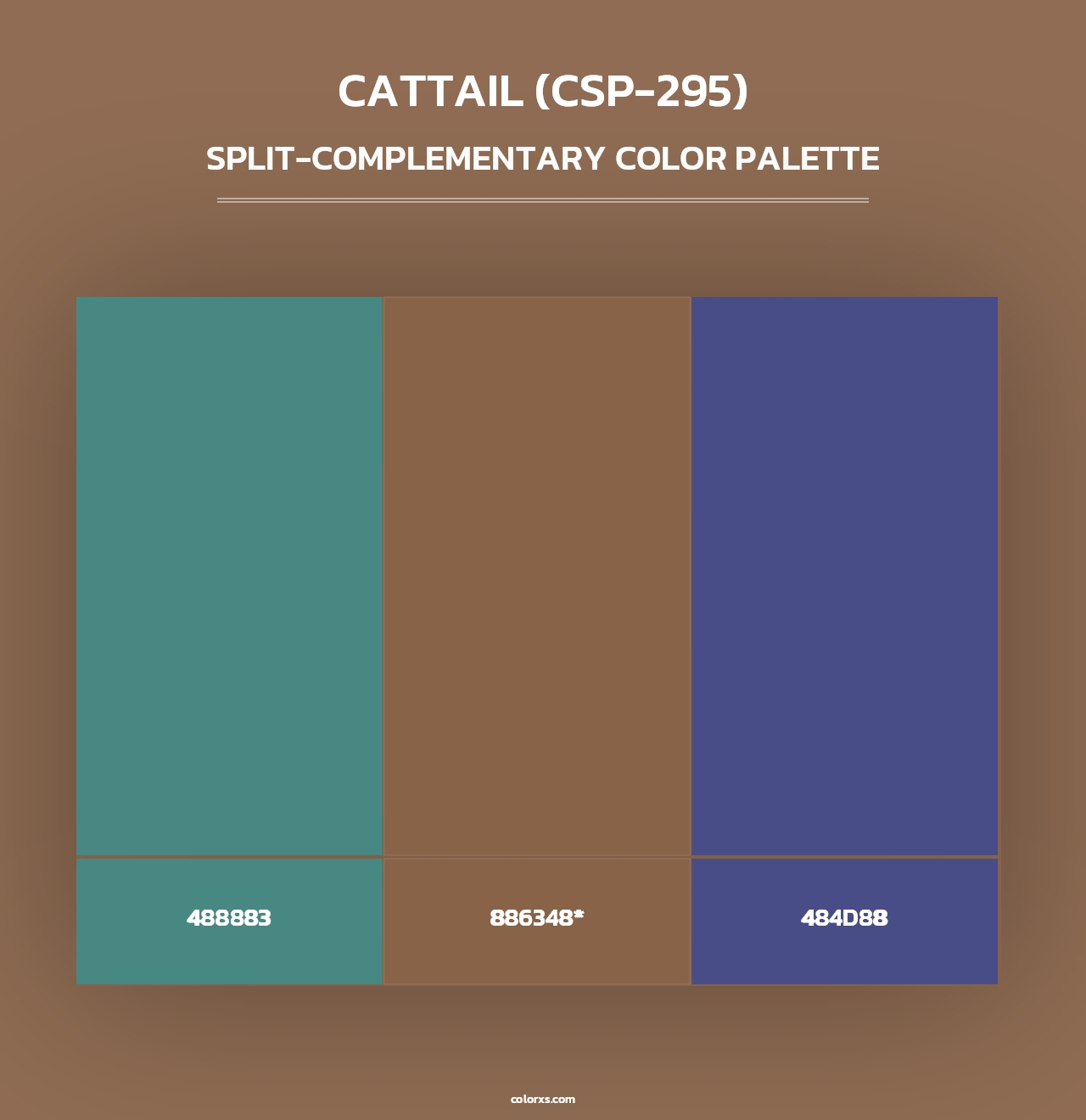 Cattail (CSP-295) - Split-Complementary Color Palette