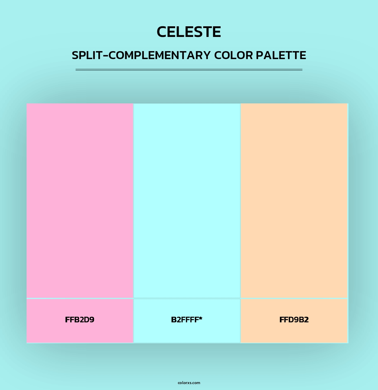 Celeste - Split-Complementary Color Palette