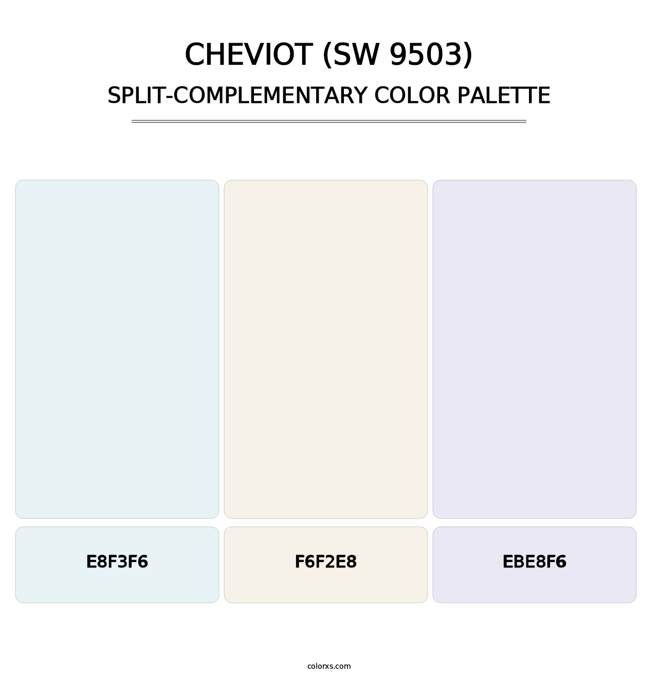 Cheviot (SW 9503) - Split-Complementary Color Palette
