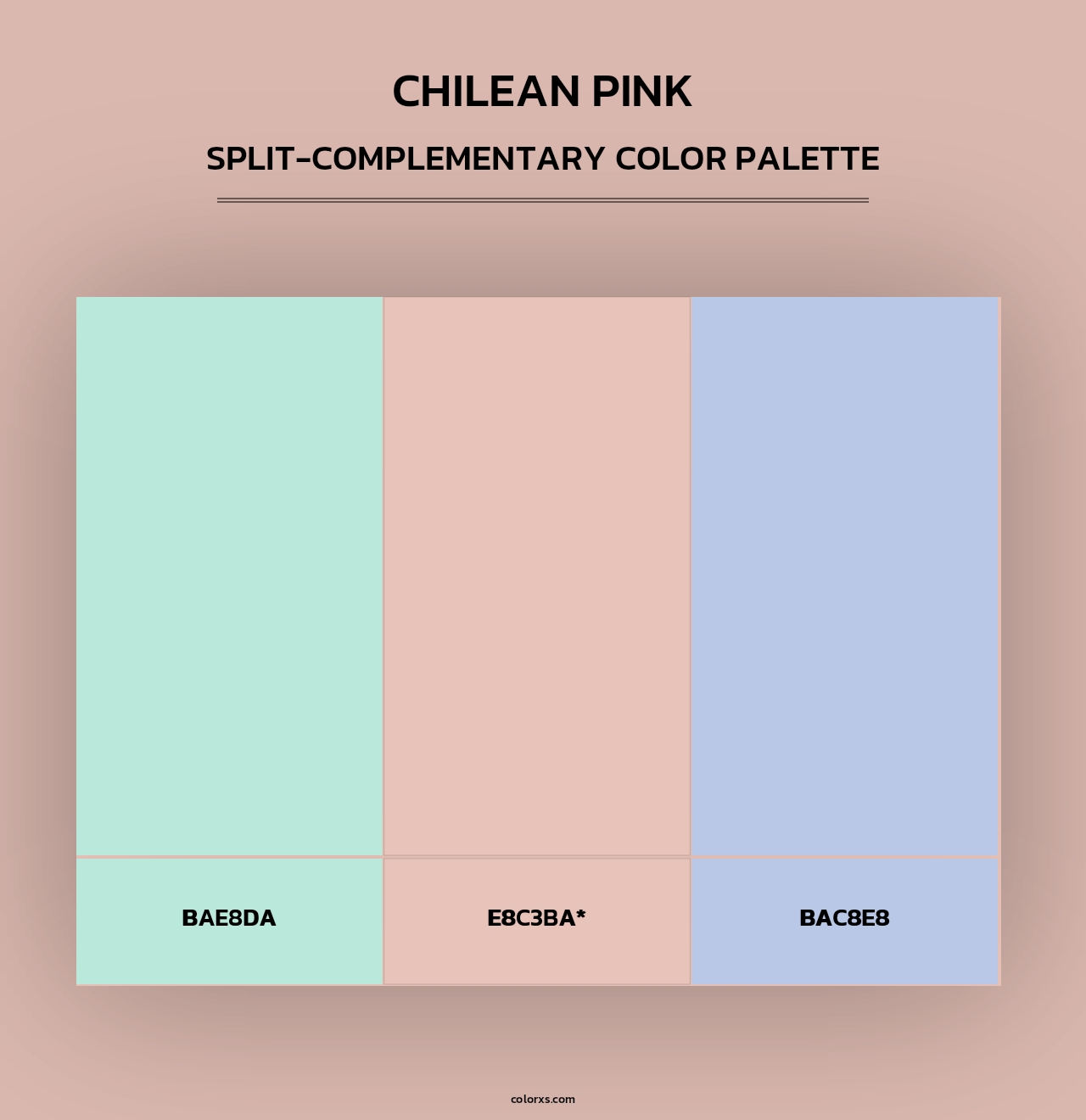 Chilean Pink - Split-Complementary Color Palette