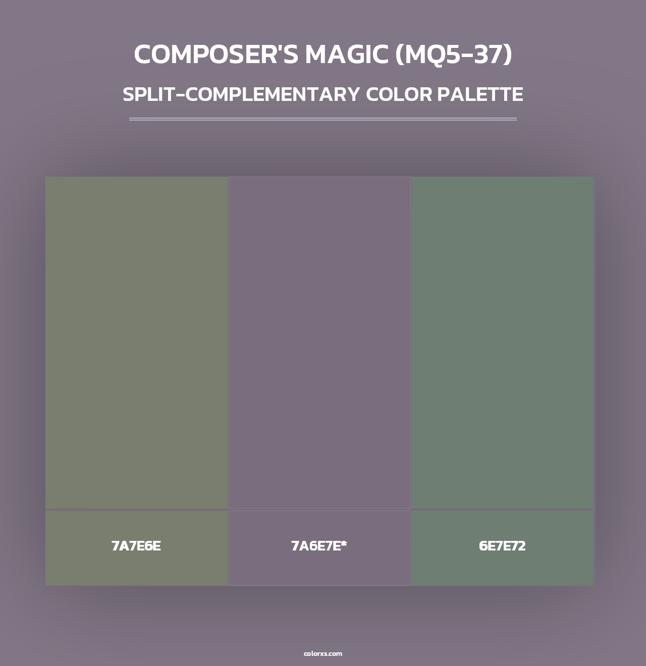 Composer'S Magic (MQ5-37) - Split-Complementary Color Palette