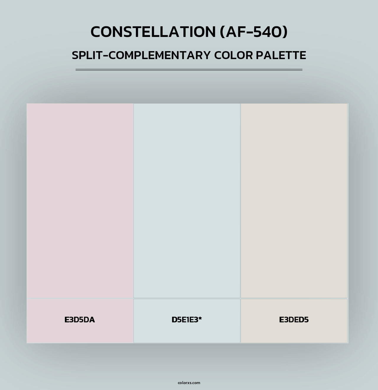 Constellation (AF-540) - Split-Complementary Color Palette