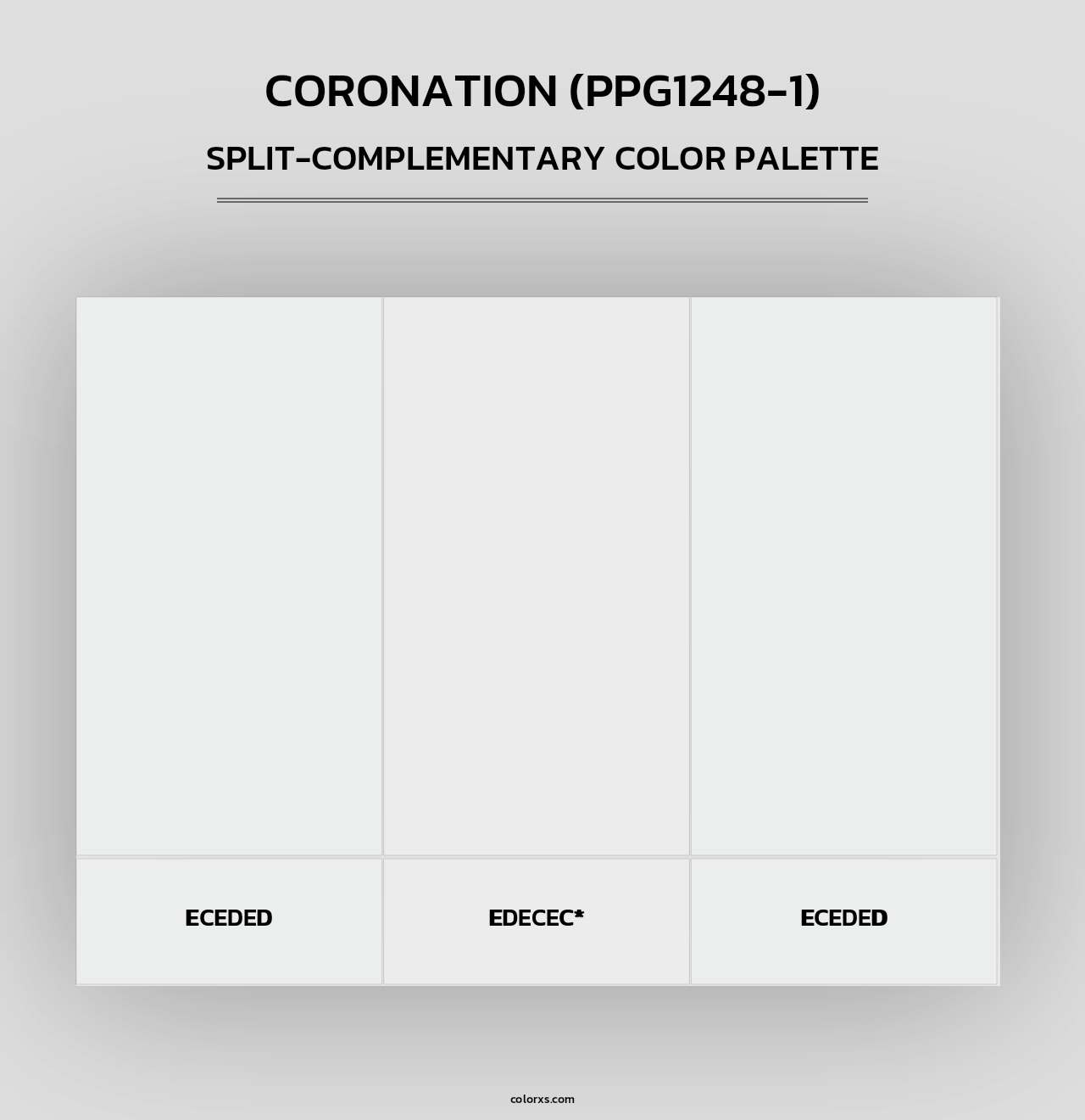 Coronation (PPG1248-1) - Split-Complementary Color Palette